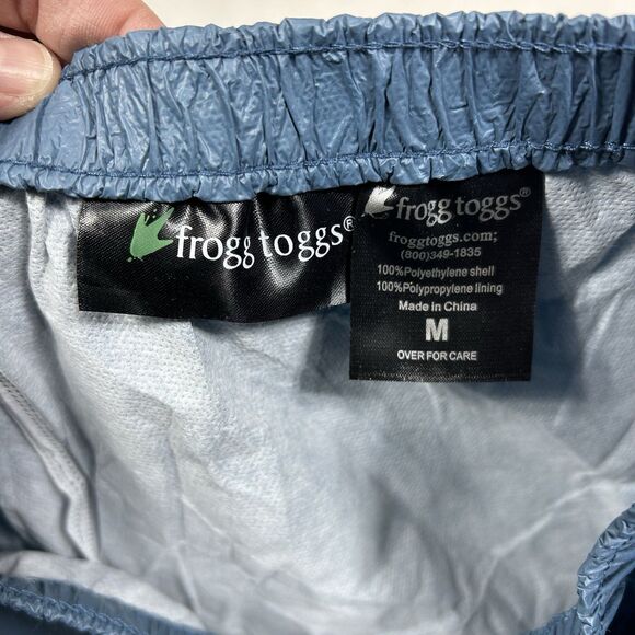 Frogg Toggs Youth Ultra-Lite Rain Pants Medium UL12304-12 Blue Pull On - Picture 3 of 13